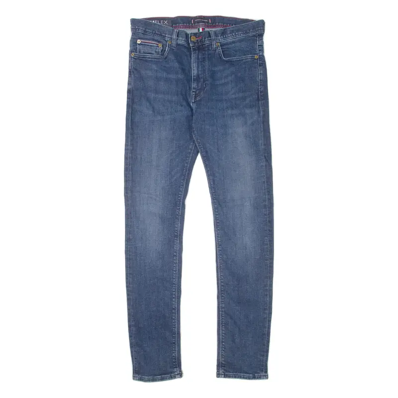 TOMMY HILFIGER Bleecker Mens Jeans Blue Slim Skinny Stone Wash W30 L32