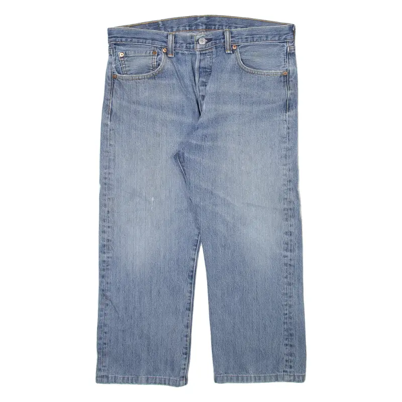 LEVI'S 501 Jeans Mens Blue Regular Straight W34 L23