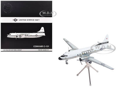 Convair C-131 Samaritan Transport Aircraft United States Navy - NAS Guantanamo Bay (141017) White and Gray Gemini 200 Ser...