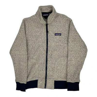 Patagonia Fleece Jacket - XS Beige Polyester Blend