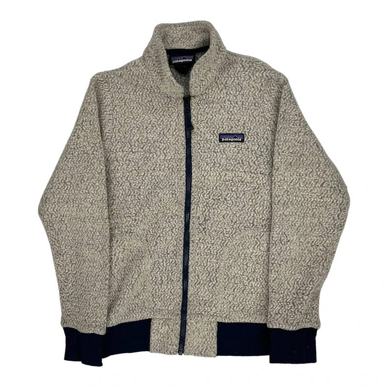Patagonia Fleece Jacket - XS Beige Polyester Blend
