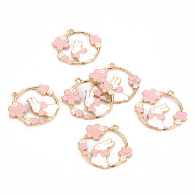 Eco-Friendly Alloy Enamel Pendants