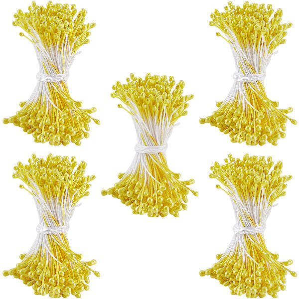 Cotton with Gypsum Artificial Flower Core for Hairpin Accessories