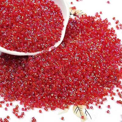 Transparent Colours Rainbow Glass Seed Beads
