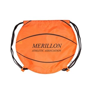 100 Custom GameTime Basketball Drawstring Backpack - 210D ...