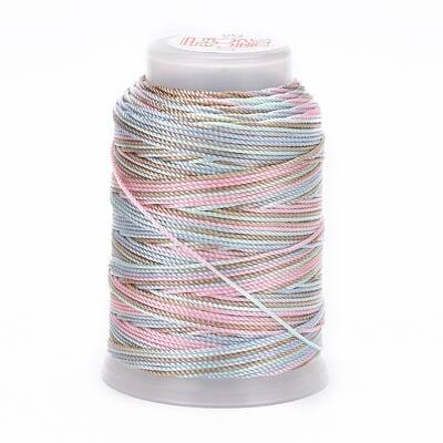 5 Rolls 12-Ply Segment Dyed Polyester Cords