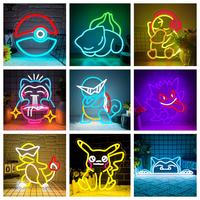 Bulbasaur Neon Signs for Wall Decor,  USB Powered for Bedroom Bar Store Birthday Party Man Cave Christmas Supply Gifts Lighti...