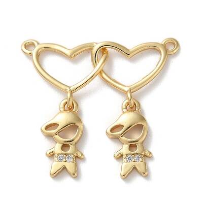 Brass Pave Cubic Zirconia Pendants