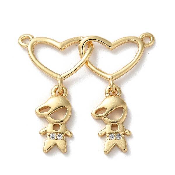 Brass Pave Cubic Zirconia Pendants