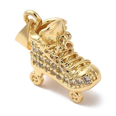 Rack Plating Brass & Cubic Zirconia Pendants
