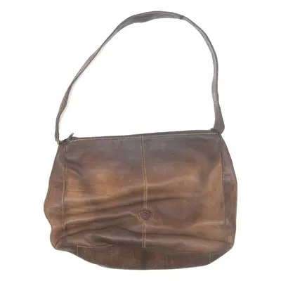 Womens Handbag Brown Leather Faux Leather 90s