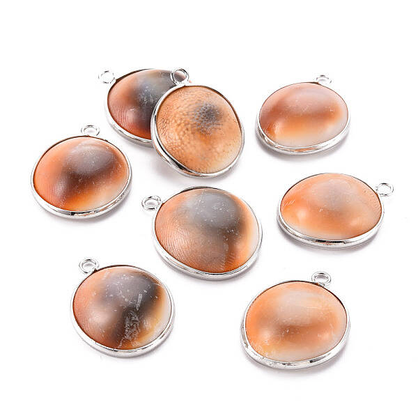 Natural Trumpet Shell Pendants