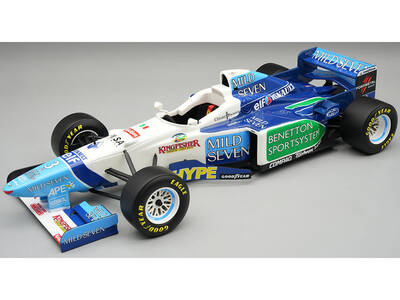 Benetton B196 #3 Jean Alesi 3rd Place Formula One F1 Argentine GP (1996) Mythos Series with Display Case Limited Edition ...