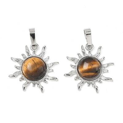 Natural Tiger Eye Pendants