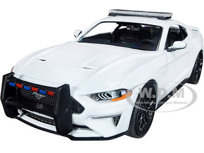 2018 Ford Mustang GT Police Car Unmarked Plain White \