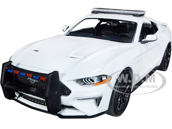 2018 Ford Mustang GT Police Car Unmarked Plain White \