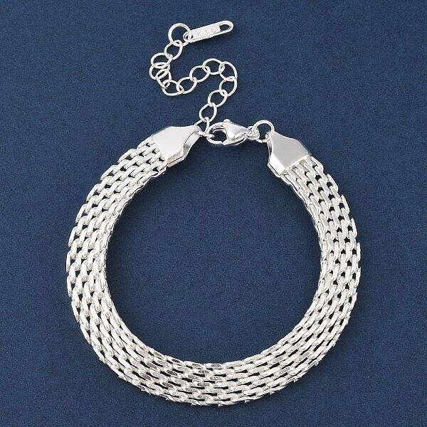 304 Stainless Steel Mesh Chain Bracelet