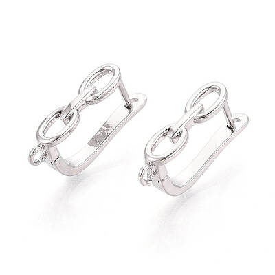 Brass Hoop Earring Findings