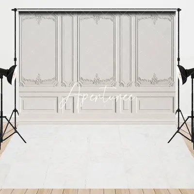 Aperturee Light Cement Grey Color Retro Wall Combo Set Backdrop, 7 x 5 ft / 7 x 5 ft, 97.4 USD, combo set backdrops, CYHD0W44...