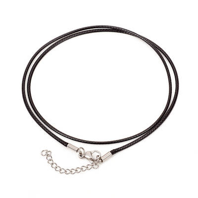 Waxed Polyester Cord Necklaces Making