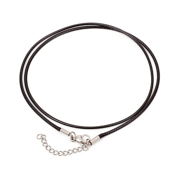 Waxed Polyester Cord Necklaces Making