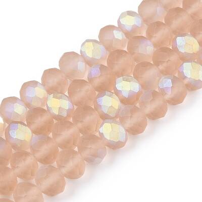 Transparent Glass Beads Strands