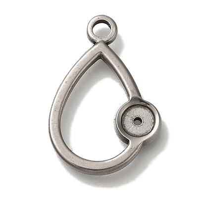 304 Stainless Steel Pendant Rhinestone Settings