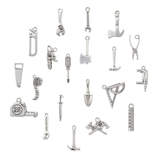 20Pcs 20 Style Tibetan Style Alloy Pendants