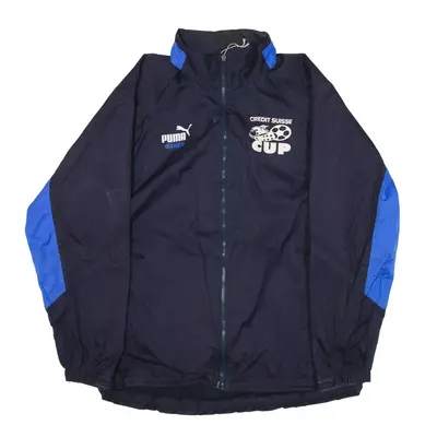 PUMA King Track Jacket Blue Mens L