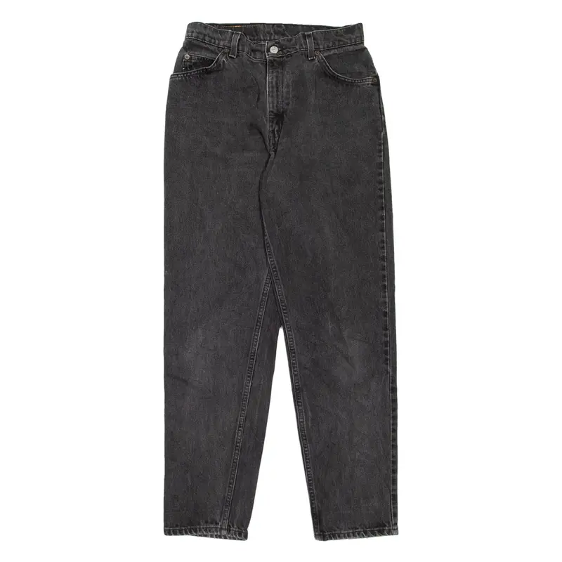 LEVI'S 15951 Orange Tab Womens Jeans Black Regular Mom 90s W28 L29