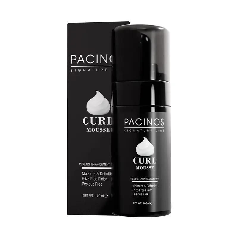 Pacinos Curl Enhancing Mousse - Daily Haircare for Defined Curls - Frizz Control - Light Hold - with Hydration and Keratin, M...