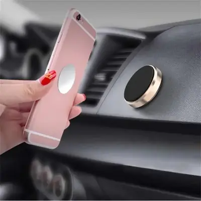 Round Magnetic Car Phone Holder, Multifunctional Car Air Vent Phone Holder, Durable Bracket for Convenient Mobile Phone Mount...