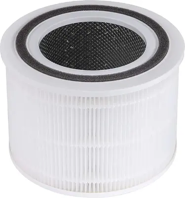 LEVOIT Core 300 Air Purifier Replacement Filter, 3-In-1 Filter, Efficiency Activated Carbon, Core300-RF, 1 Pack, White