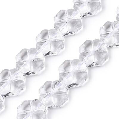 Transparent Glass Beads Strands