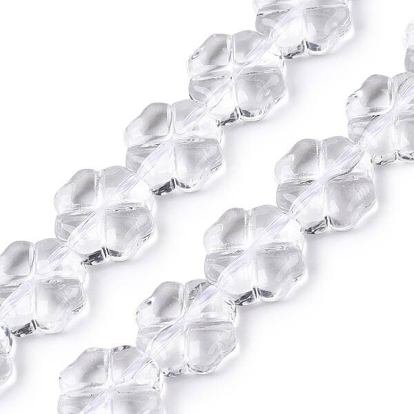 Transparent Glass Beads Strands
