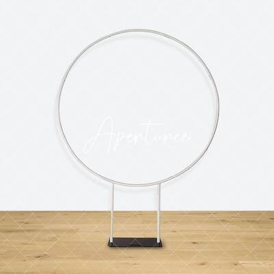 (7 Day Delivery | USA Only) Party & Hoop Balloon Circle Loop Flower Arch Photo Booth Backdrop Stand