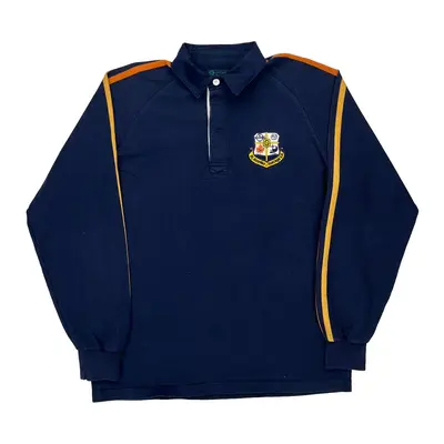 St. Aloysius Gonzaga Secondary School Mccarthy Rugby Shirt - Large Navy Cotton