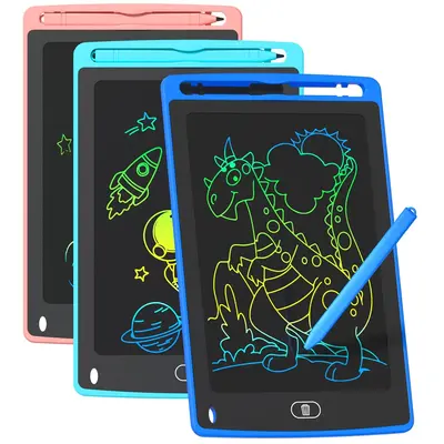 3 Pack LCD Writing Tablet for Kids, 8.5 Inch Colorful Doodle Board Drawing Tablet, Educational Learning Toys Birthday Gifts f...