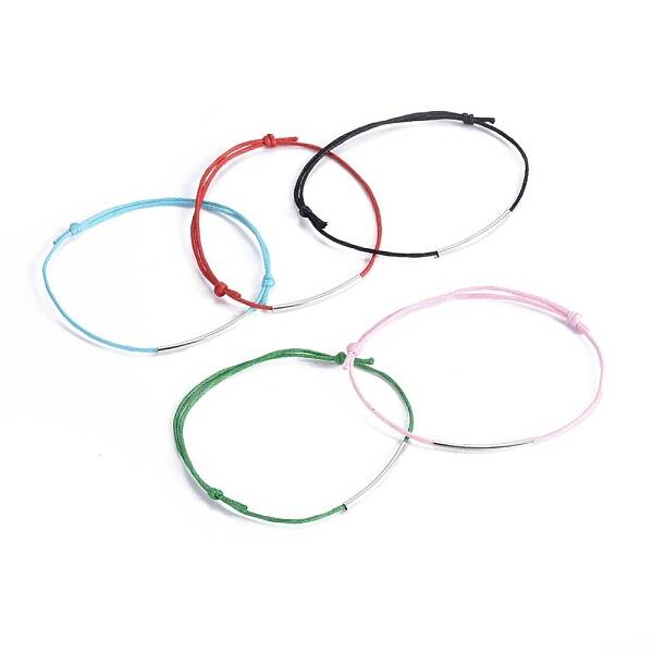 Adjustable Waxed Cotton Cord Bracelets