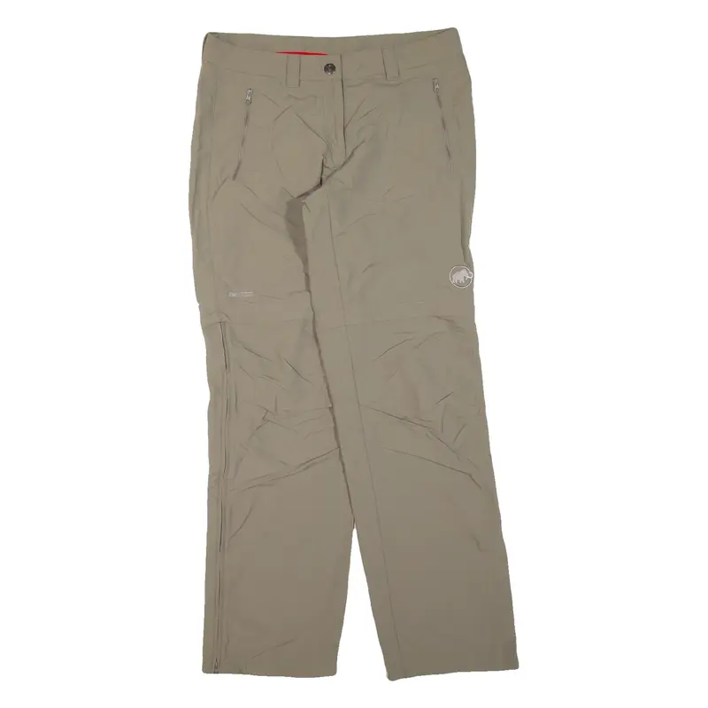 MAMMUT Outdoor Womens Trousers Beige Regular Straight W32 L32