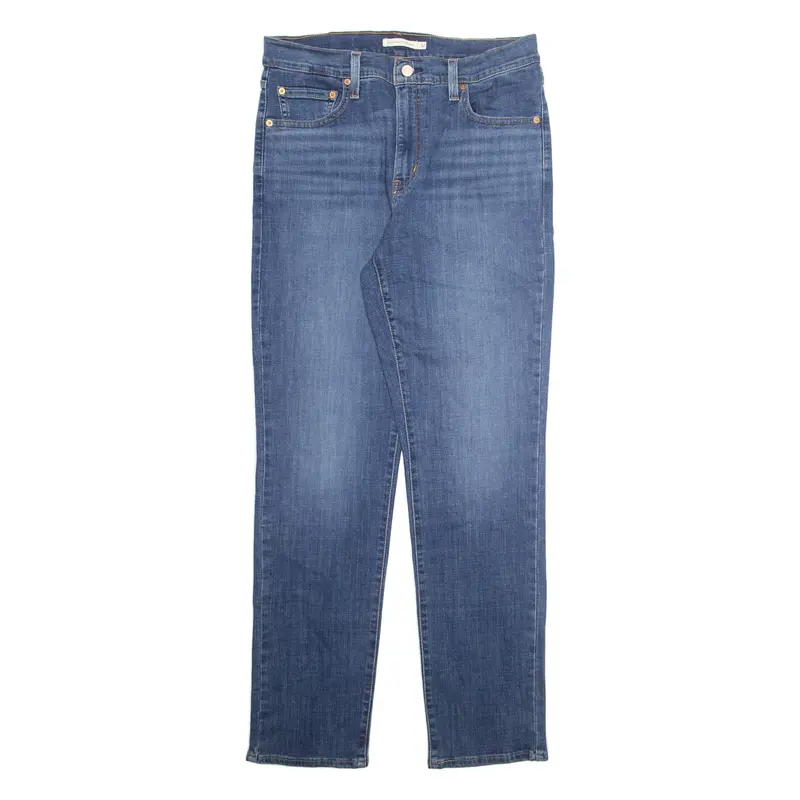 LEVI'S Womens Jeans Beige Regular Straight Stone Wash W32 L32