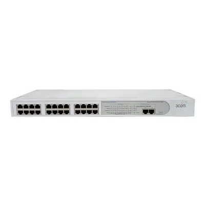 3Com 3C16475-US | 2226 24 x RJ-45 Ports 10/100Base-TX + 2 x GE RJ-45 Ports Layer 2 Managed Rack-mountable Fast Ethernet Netwo...