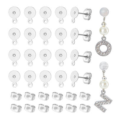 304 Stainless Steel Stud Earring Findings