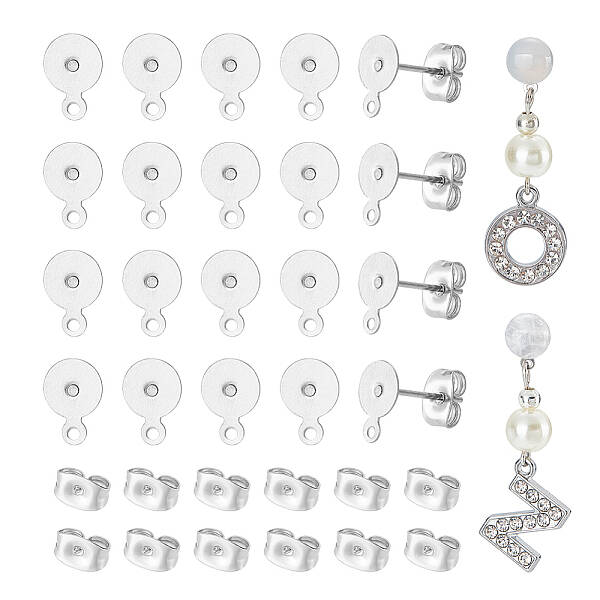 304 Stainless Steel Stud Earring Findings