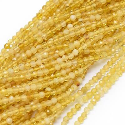 Natural Yellow Opal Beads Strands