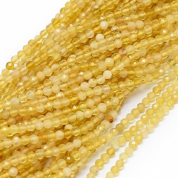 Natural Yellow Opal Beads Strands