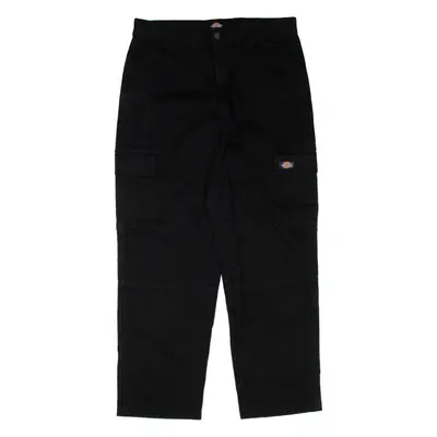 DICKIES Cargo Womens Trousers Black Regular Straight W30 L27