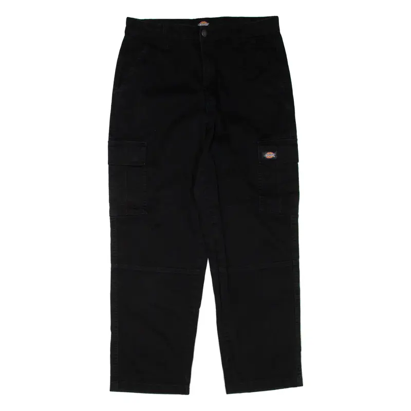 DICKIES Cargo Womens Trousers Black Regular Straight W30 L27