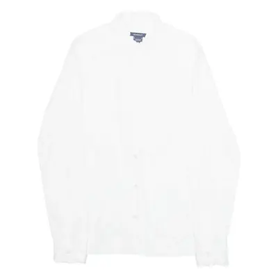 GANT Girls Plain Shirt White Long Sleeve M