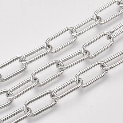 Unwelded Iron Paperclip Chains